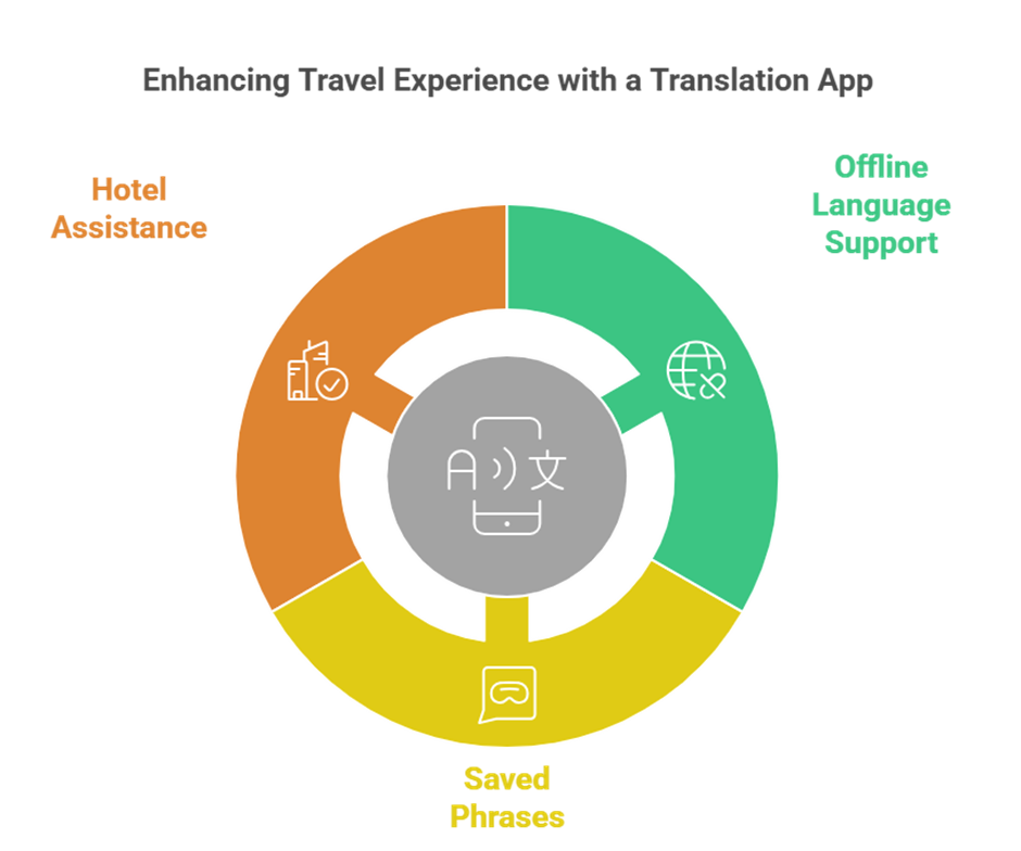 Translation App for Tourists helping travelers understand foreign languages