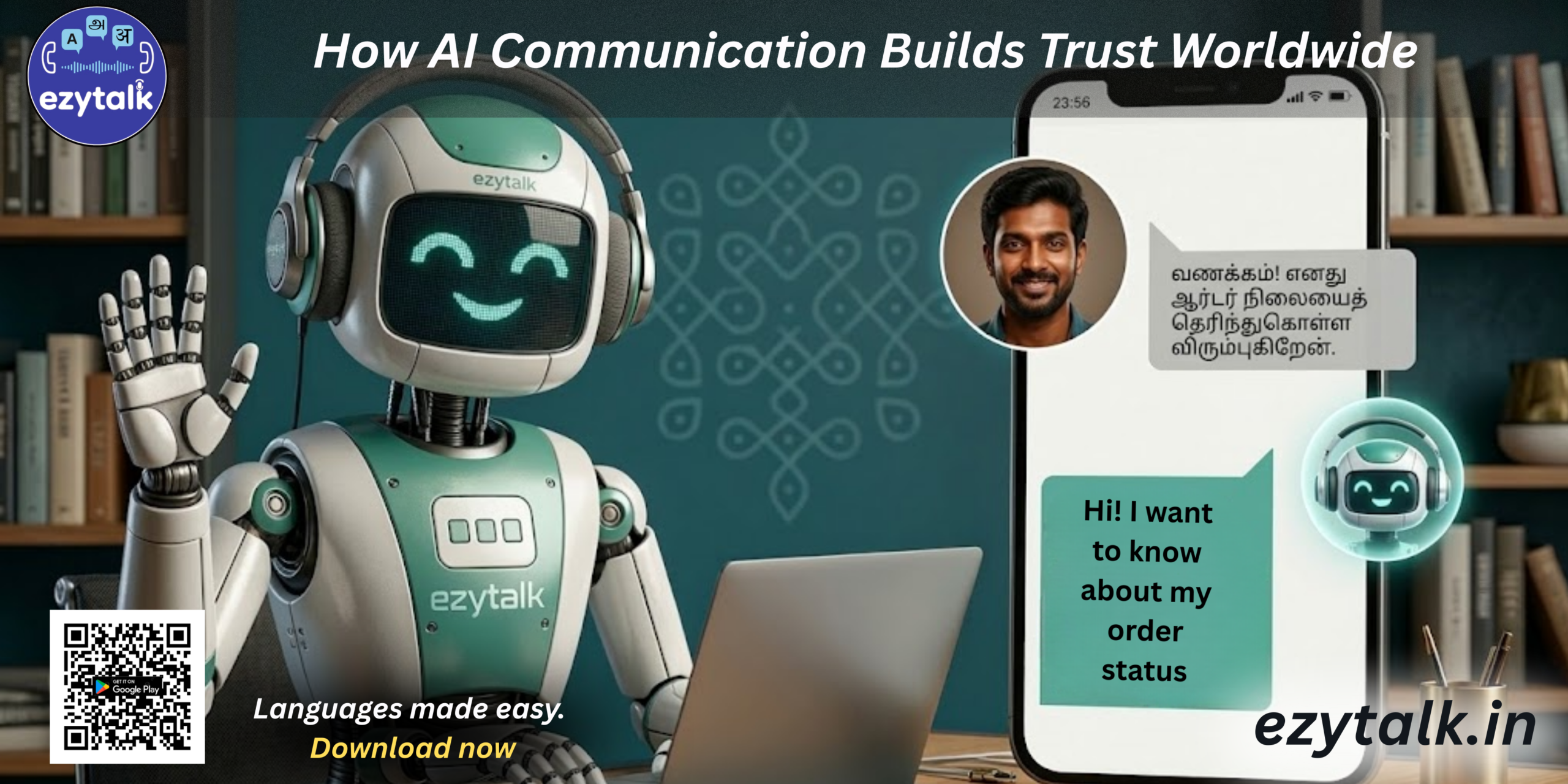 AI communication tool for business with real-time voice translation